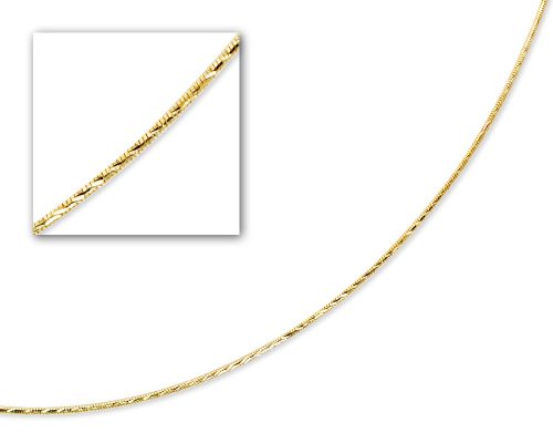 'Kígyó' Arany nyaklánc gyémánt véséssel 